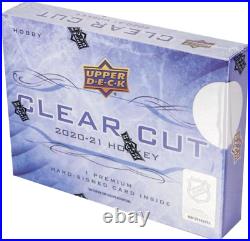 NHL Hockey 2020/21 Clear Cut Hockey Trading Cards Hobby Box (1 Card) New