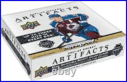 NHL Hockey 2021/22 Upper Deck Artifacts Hockey Hobby Display/Box (8 Packs)