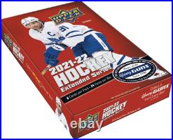 NHL Hockey 2021/22 Upper Deck Extended Trading Cards Hobby Box (Display of 24)