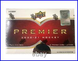 NHL Hockey Upper Deck 2021/22 Premier Hobby Trading Card Box (6 Cards) Sealed