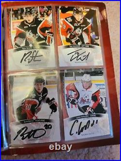 OHL 2011-12 Niagara IceDogs Team Signed Hockey Card Binder. Hamilton, Strome