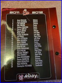 OHL 2011-12 Niagara IceDogs Team Signed Hockey Card Binder. Hamilton, Strome