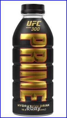 PRIME UFC 300 & Prime & Card Black & Red 3x500ml Limited Edition Logan Paul KSI