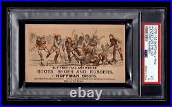 PSA 3 BUFFORD ICE HOCKEY 1879 Victorian Tradecard (No Number) FIRST HOCKEY CARD