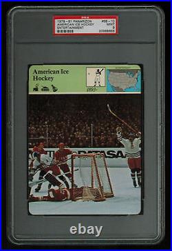PSA 9 AMERICAN ICE HOCKEY Panarizon Card #68-10 Sportscaster VLADISLAV TRETIAK