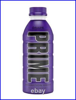 Prime Hydration Drink 6 Rare Grape+ Rare Glowberry+ Dodgers+2 The Card+ Lemonade