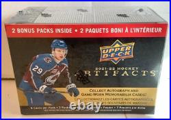SEALED Upper Deck NHL 2021-22 Artifacts Hockey Trading Card 20 BLASTER Box CASE