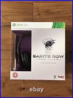 Saints Row The Third Platinum Pack Collector's Edition Xbox 360, THQ NEW