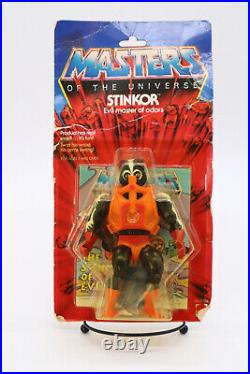 Stinkor MOTU Vintage Masters of the Universe Figure Mattel 9236 On Card 1984