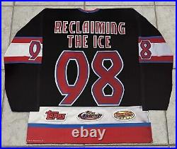 TOPPS Bowman Cards 98 Reclaiming The Ice Hockey Die Cut Promo Cardboard Display