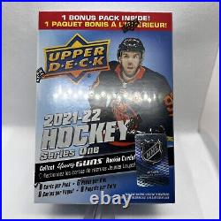 Upper Deck 2021-22 NHL Ice Hockey Series One Blaster Box