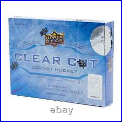 Upper Deck NHL Clear Cut Hockey Hobby Box 2020-21