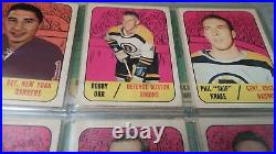 Vintage TOPPS NHL 1967 1968 COMPLETE HOCKEY CARD SET WITH 3 BOBBY ORR CARDS