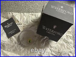 Waterford Crystal ice hockey puck, new in the box withproduct card