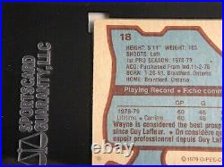 Wayne Gretzky 1979 O-pee-chee Sgc 8.5 Rookie #18 First Print! Crisp Card Opc