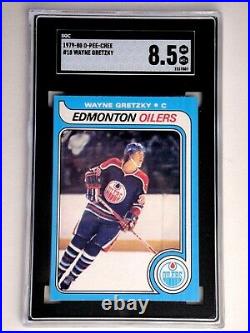 Wayne Gretzky 1979 O-pee-chee Sgc 8.5 Rookie #18 First Print! Crisp Card Opc Psa