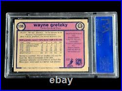 Wayne Gretzky 1982 O-pee-chee Opc Psa 10 Gem Mint Hockey Card #106 Oilers Rare
