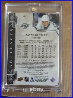 Wayne Gretzky 2019-20 Artifacts Hockey Auto Jersey Stick Card Emerald #06/10