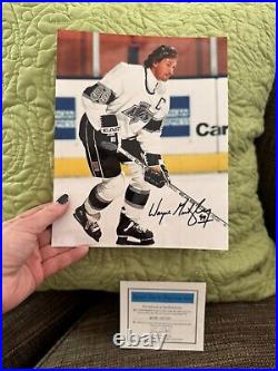Wayne Gretzky Autographed Signed Los Angeles Kings 8x10 Photo + AUTH Cert