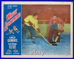 White Lightning Stanley Clements Ice Hockey 1953 Lobby Card